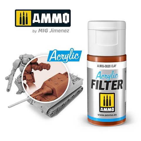 Ammo Acrylic Filter Clay