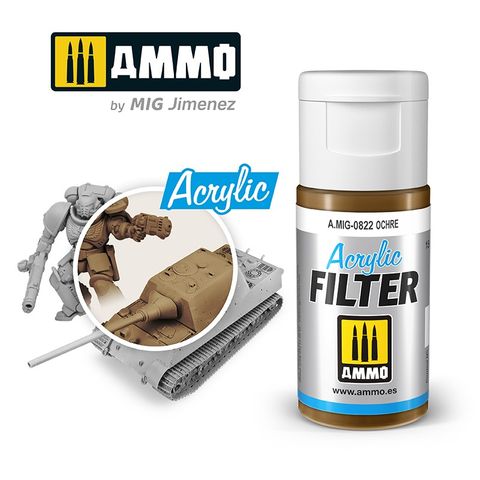 Ammo Acrylic Filter Ochre