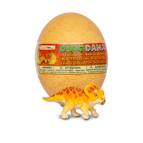 Safari Ltd Dino Dana Triceratops Baby with Egg