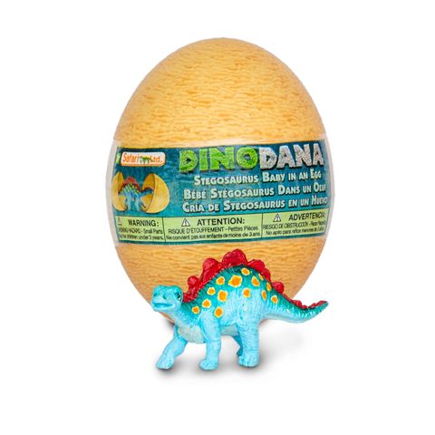 Safari Ltd Dino Dana Stegosaurus Baby with Egg