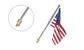 Woodland Scenics US Flag - Wall Mount Medium