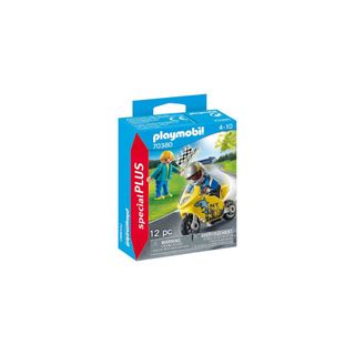 Playmobil Boys with Motorcycle