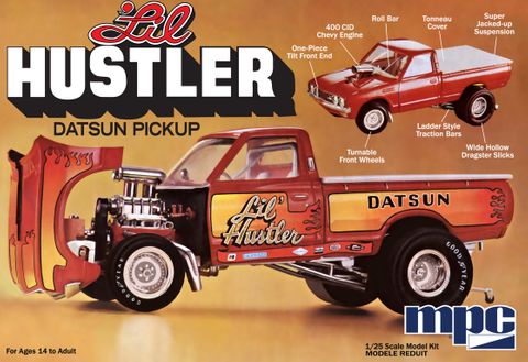 MPC 1:25 1975 Datsun Pickup Lil Hustler