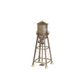 Woodland Scenics HO Rustic Water Tower (Lit)