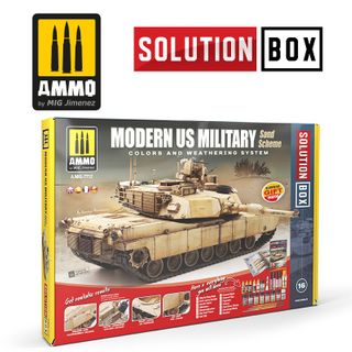 Ammo Solution Box US Military Sand Scheme