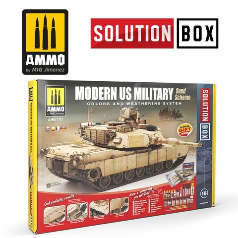 Ammo Solution Box US Military Sand Scheme