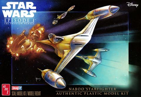 AMT 1:48 Star Wars The Phantom Menace N-1 Naboo Starfighter