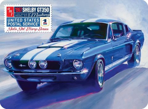AMT 1:25 1967 Shelby GT350 USPS Stamp Series