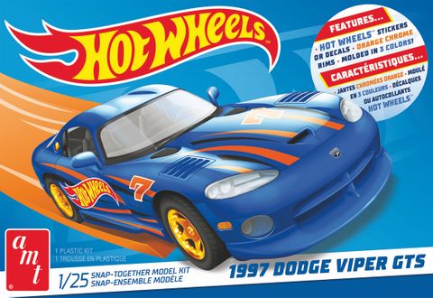 AMT 1:25 Hot Wheels 1997 Dodge Viper GTS