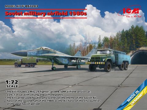 ICM 1:72 Soviet Military Airfield 1980