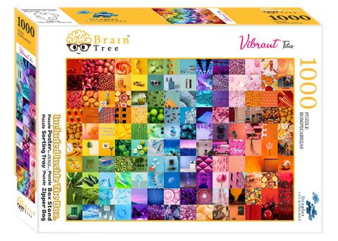 Vibrant Tiles Jigsaw Puzzle 1000 Piece