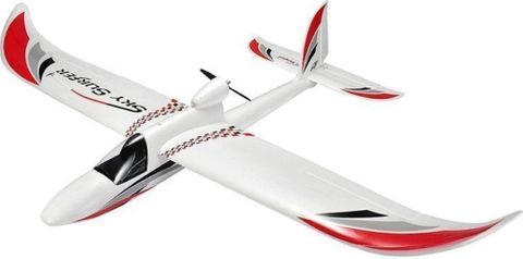 Sky Surfer RTF Red Mode 1 with Flt Stabilizer 1400 mm WS