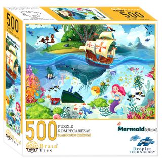 Mermaid Island 500 Pieces Jigsaw Puzzle