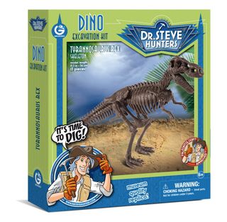 Dr. Steve Hunters Tyrannosaurus Rex Skeleton Dino Excavation Kit