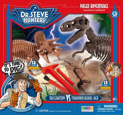 Dr. Steve Hunters T-Rex Vs TriceratopsPaleo Adventures Excavation K