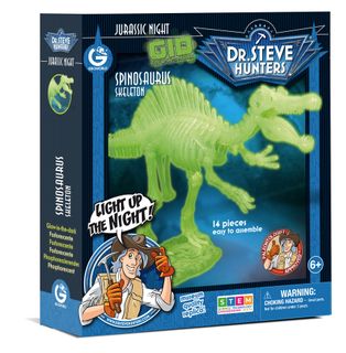 Dr. Steve Hunters Jurassic Night Glow-In-The-Dark Spinosaurus