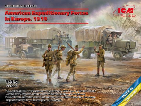 ICM 1:35 American Expeditionary Forces in Europe 1918