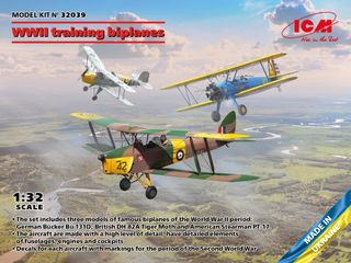 ICM 1:32 WWII Training Bi-Planes Set