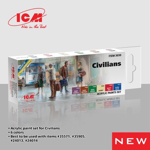 ICM Paint Set Civilians