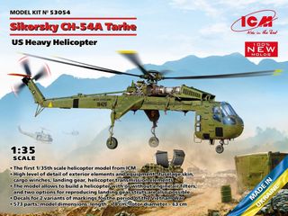 ICM 1:35 Sikorsky CH-54A Tarhe Helicopter