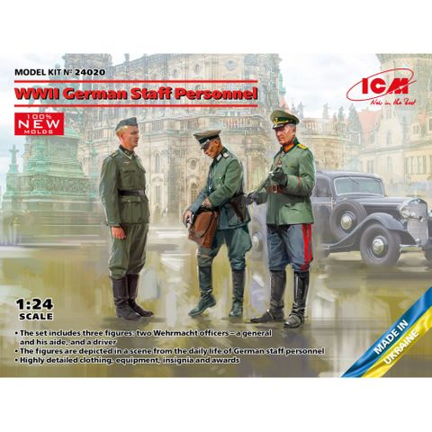 ICM 1:24 WWII German Staff Personnel