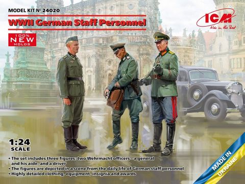 ICM 1:24 WWII German Staff Personnel