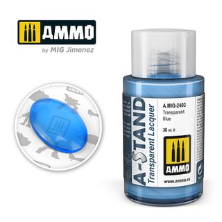 Ammo A-Stand Transparent Blue 30ml