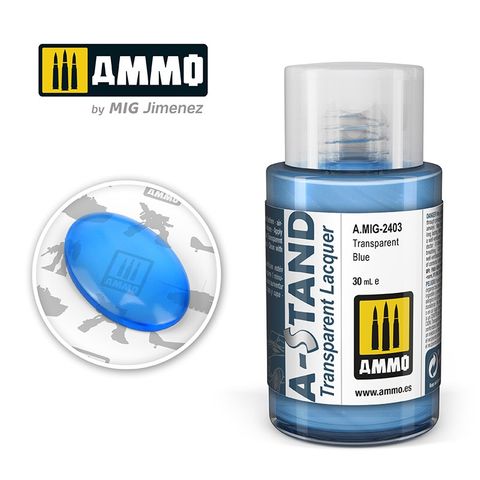 Ammo A-Stand Transparent Blue 30ml