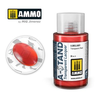 Ammo A-Stand Transparent Red 30ml