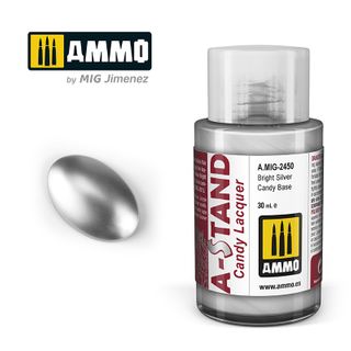 Ammo A-Stand Bright Silver Candy Base 30ml