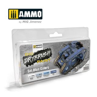 Ammo Drybrush Set Blue Colours (4) 40ml