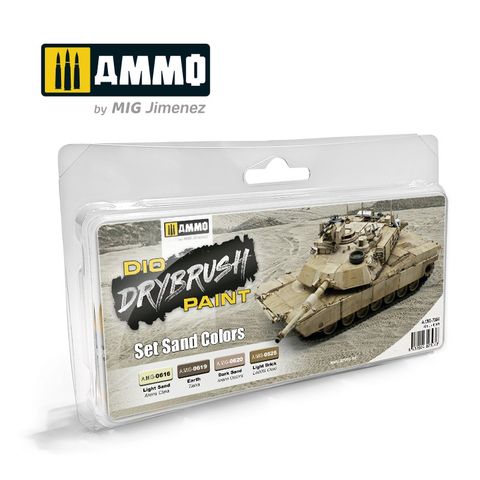 Ammo Drybrush Set Sand Colours (4) 40ml