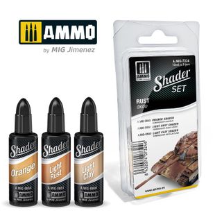 Ammo Shader Set Rust (3) 10ml