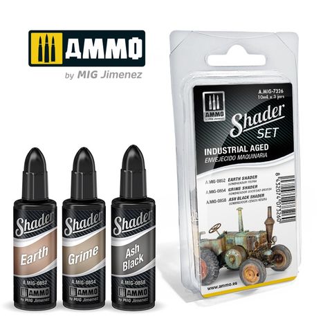 Ammo Shader Set Industrial Aged (3) 10ml
