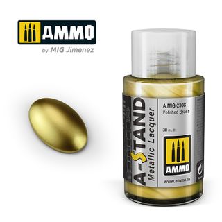 Ammo A-Stand Polished Brass 30ml