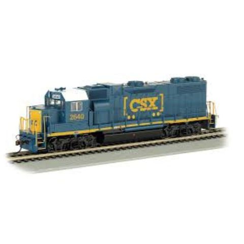 Bachmann CSX #2640 (HTM) GP38-2 Loco, DCC Ready, HO Scale