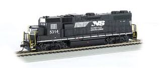 Bachmann Norfolk Southern #5314 GP38-2 Loco, DCC Ready, HO Scale