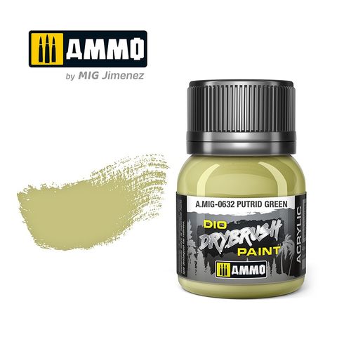 Ammo Drybrush Putrid Green 40ml