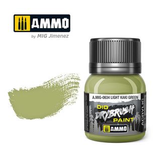 Ammo Drybrush Light Kaki Green 40ml