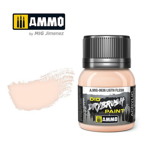 Ammo Drybrush Light Flesh 40ml