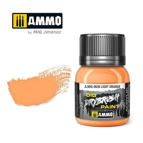 Ammo Drybrush Light Orange 40ml