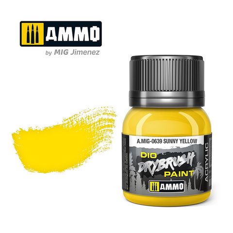 Ammo Drybrush Sunny Yellow 40ml