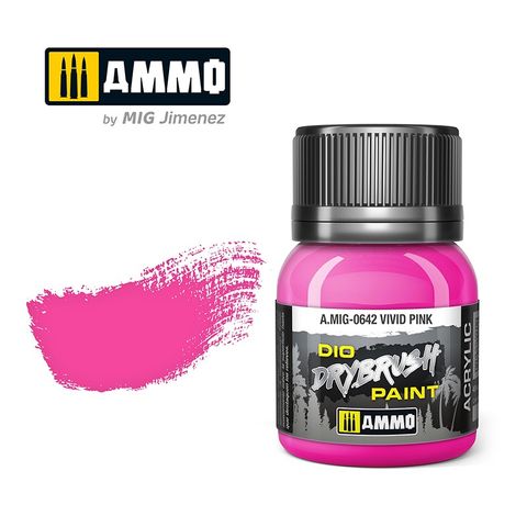 Ammo Drybrush Vivid Pink 40ml