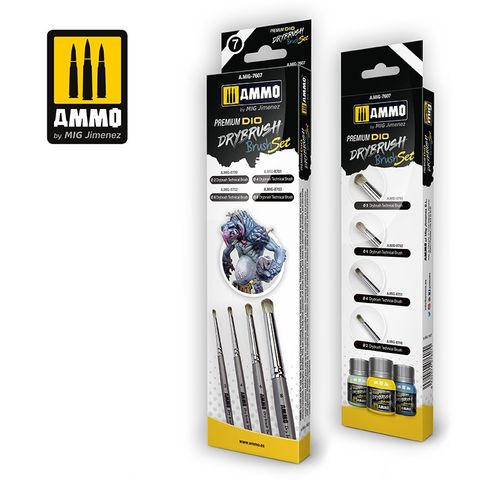 Ammo Premium Dio Drybrush Set (4) 5ml