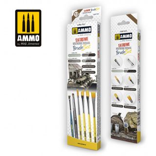 Ammo Extreme Weathering Diorama Brush Set (6)
