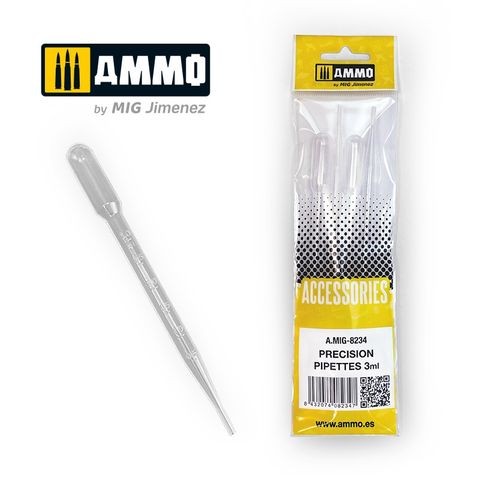 Ammo Large Pipettes 3ml (0.1 oz) 4pcs