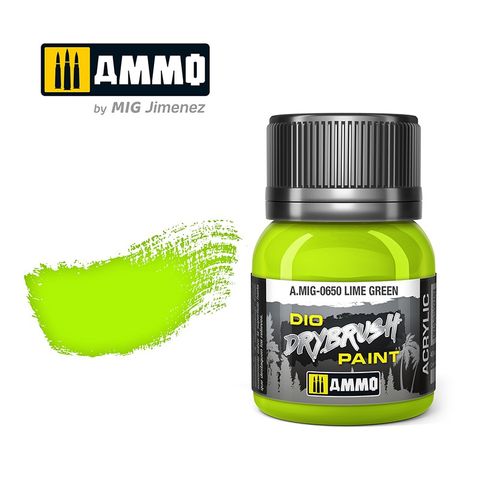 Ammo Drybrush Lime Green 40ml
