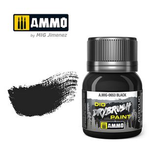 Ammo Drybrush Black Brown 40ml