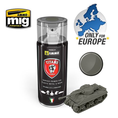 Ammo Titans: German Field Grey Matt Primer 400mL Spray Can