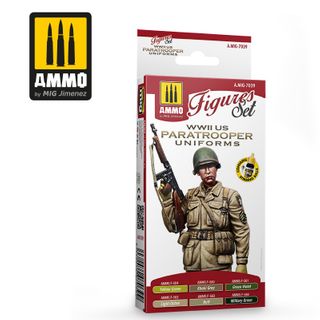 Ammo WWII US Paratroopers Figures Set